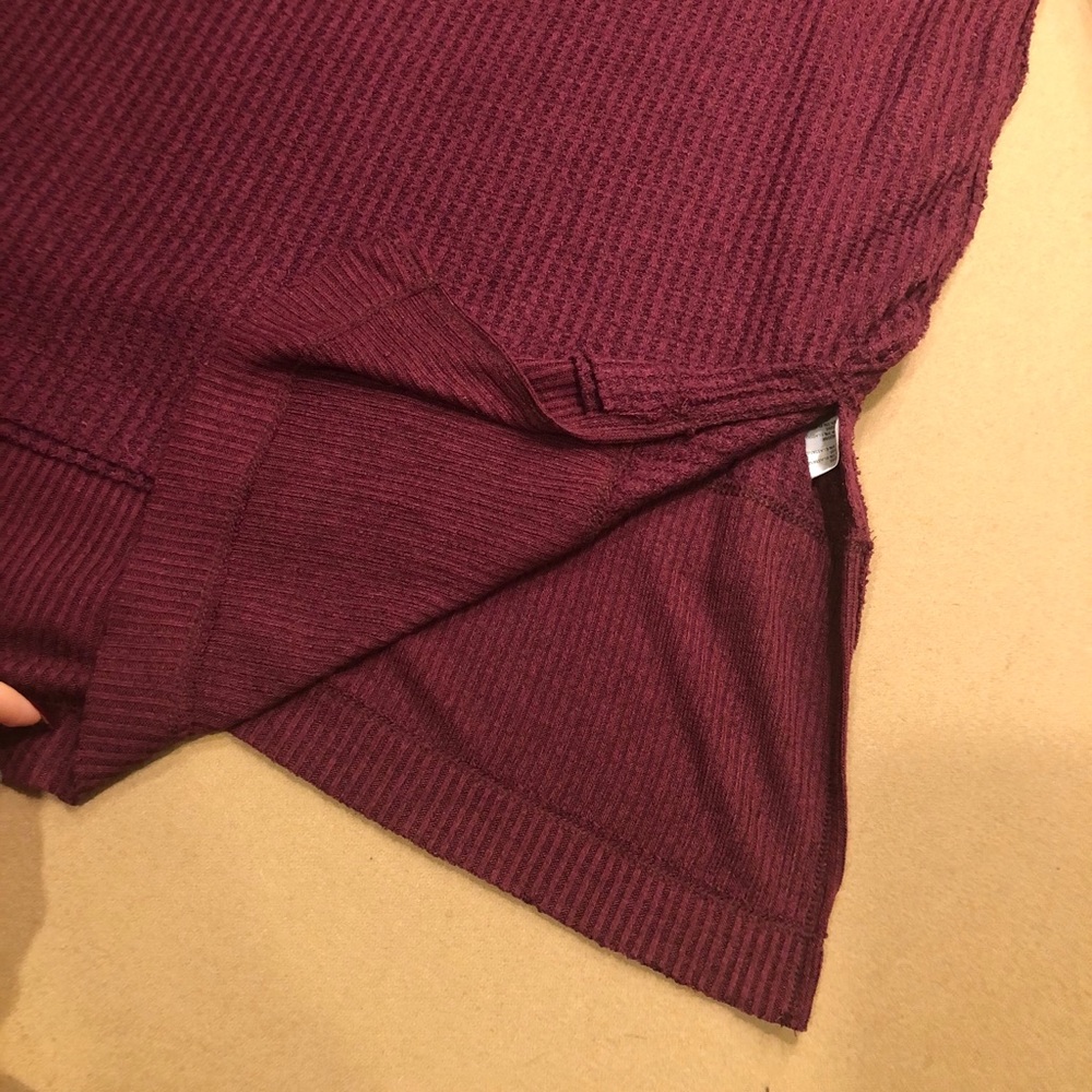 Free people Purple Thermal Tunic Top - Picture 8 of 8
